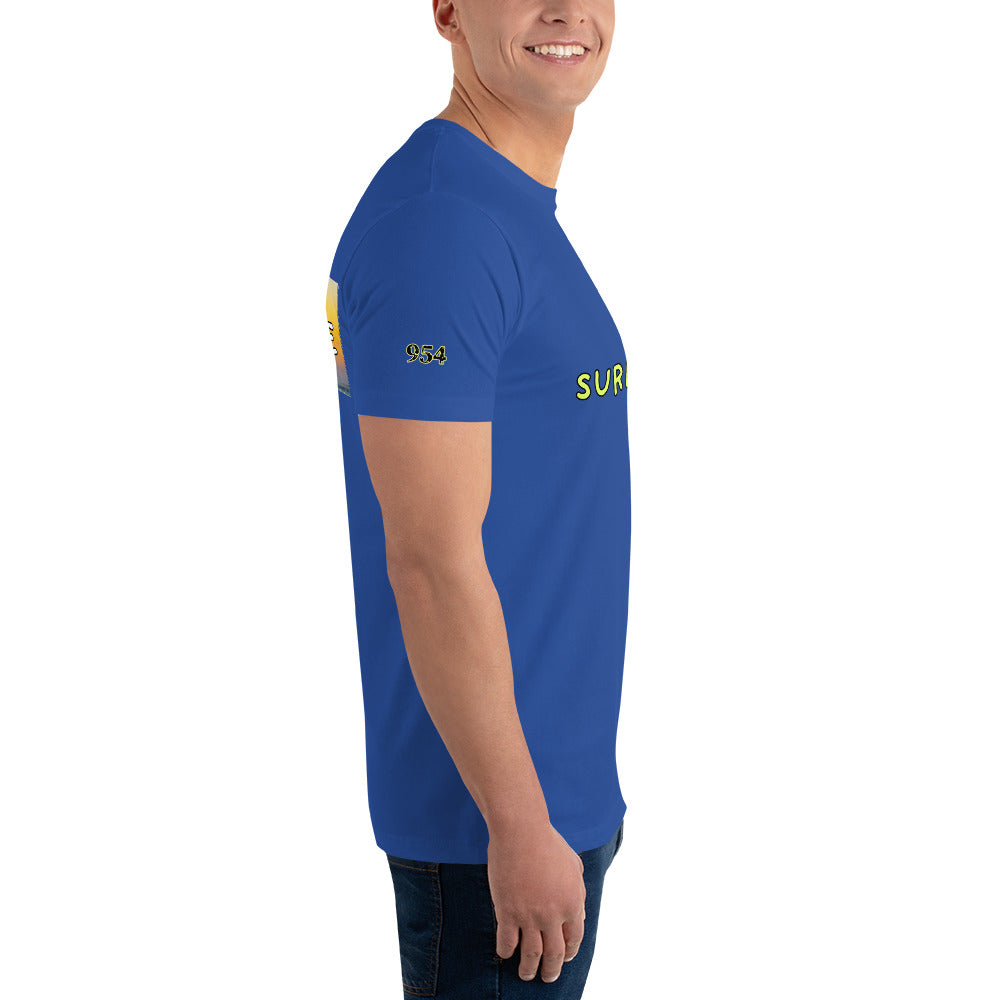 Sufer LIfe Aerial 954 Signature Short Sleeve T-shirt