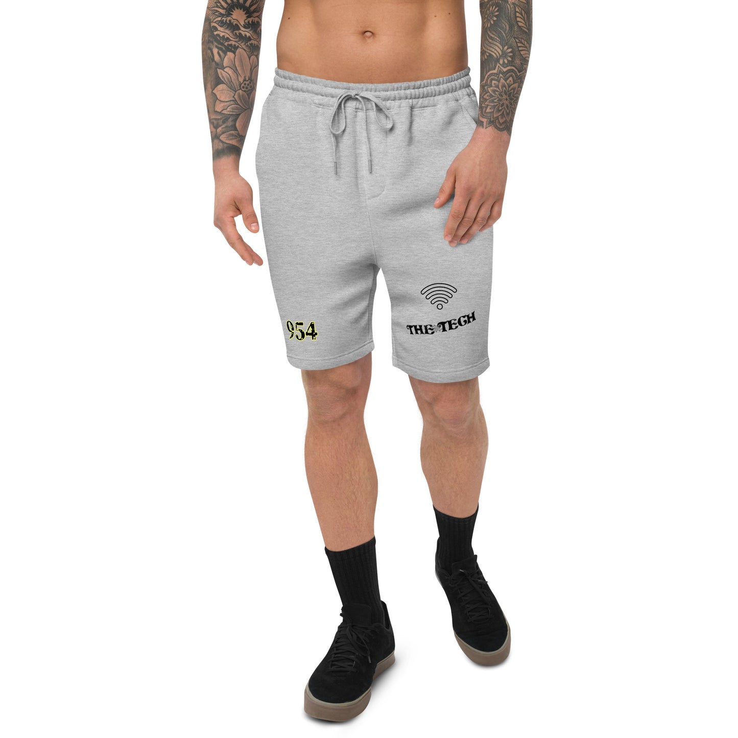The Tech 954 Signature Men's fleece shorts