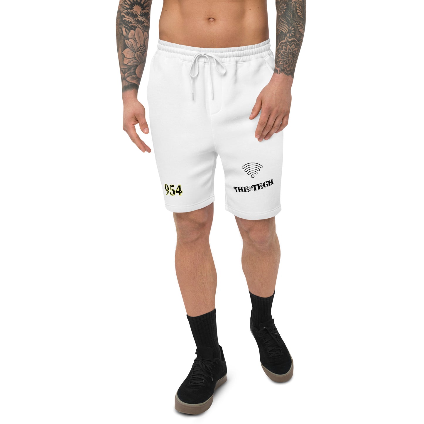 The Tech 954 Signature Men's fleece shorts