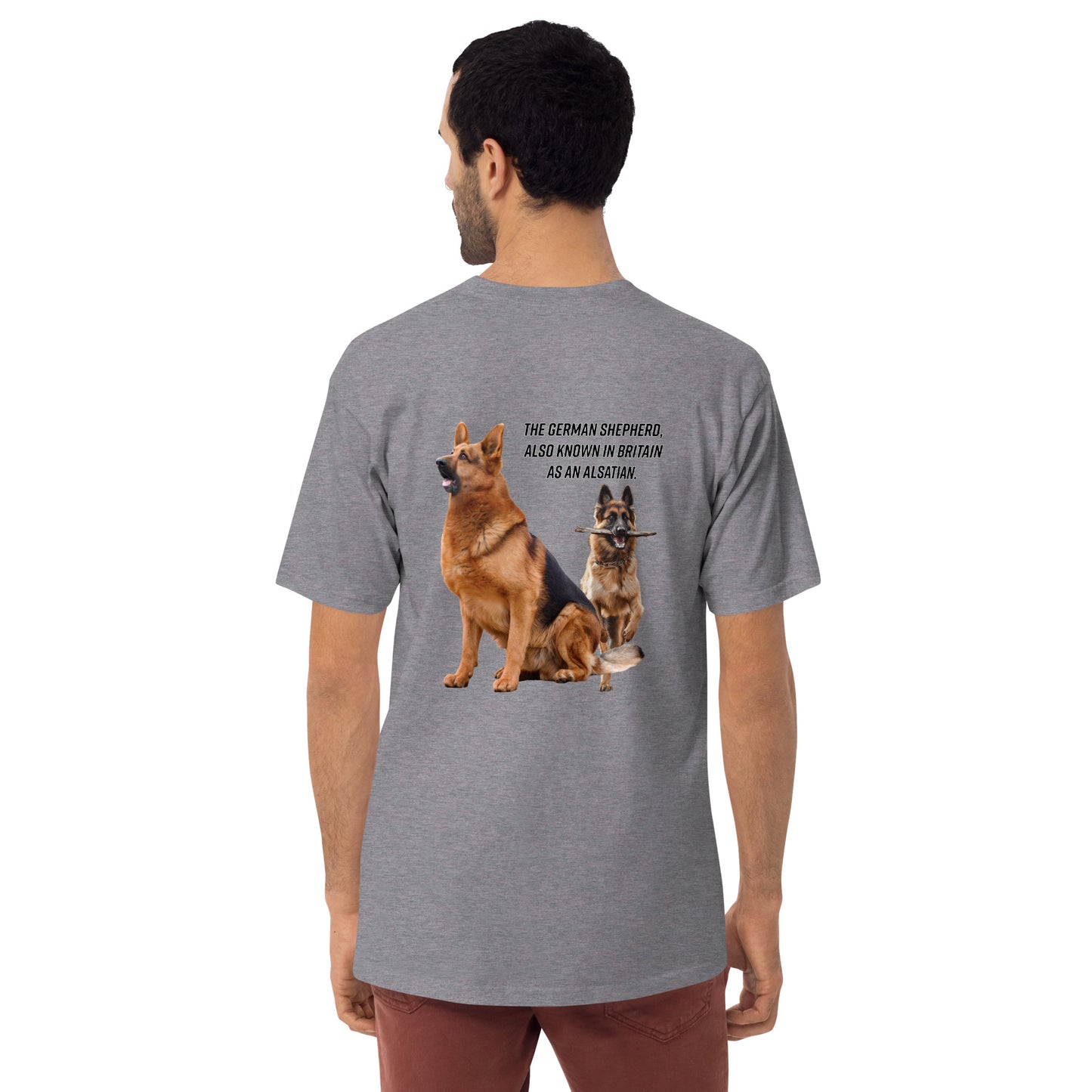 German Shepherd 954 Signature Men’s premium heavyweight tee