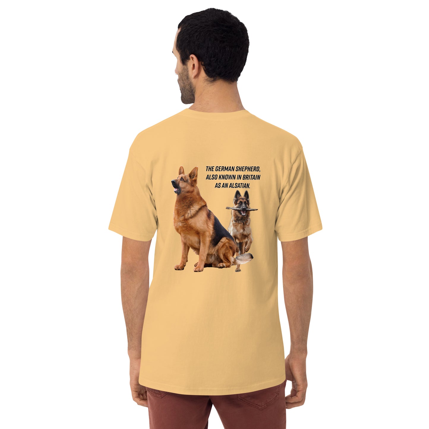 German Shepherd 954 Signature Men’s premium heavyweight tee
