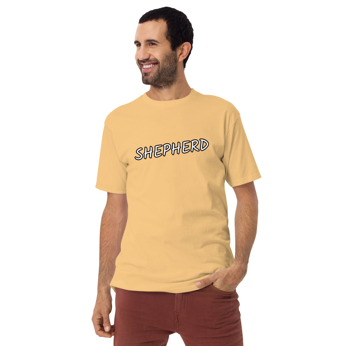 German Shepherd 954 Signature Men’s premium heavyweight tee