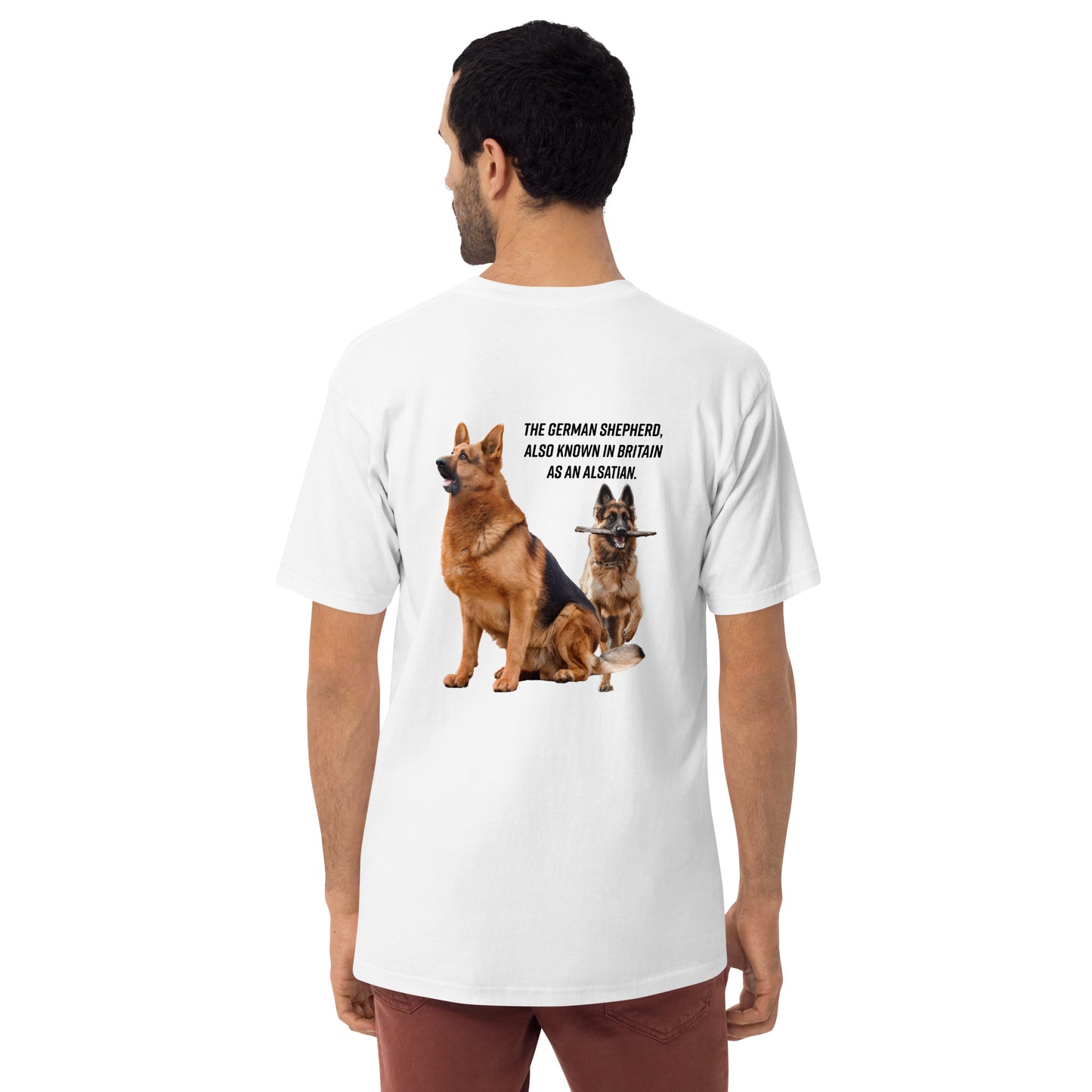 German Shepherd 954 Signature Men’s premium heavyweight tee