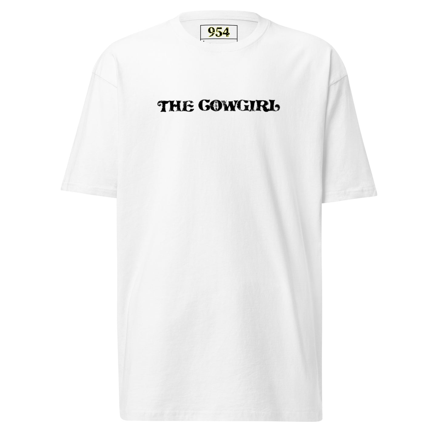 The Cowgirl 954 Signature Men’s premium heavyweight tee