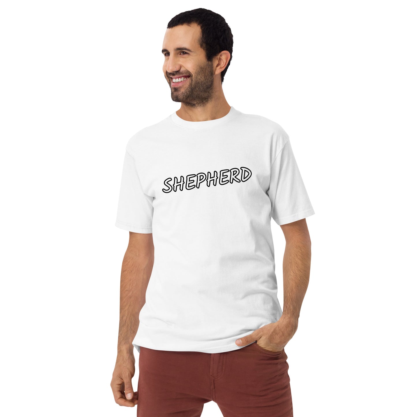 German Shepherd 954 Signature Men’s premium heavyweight tee