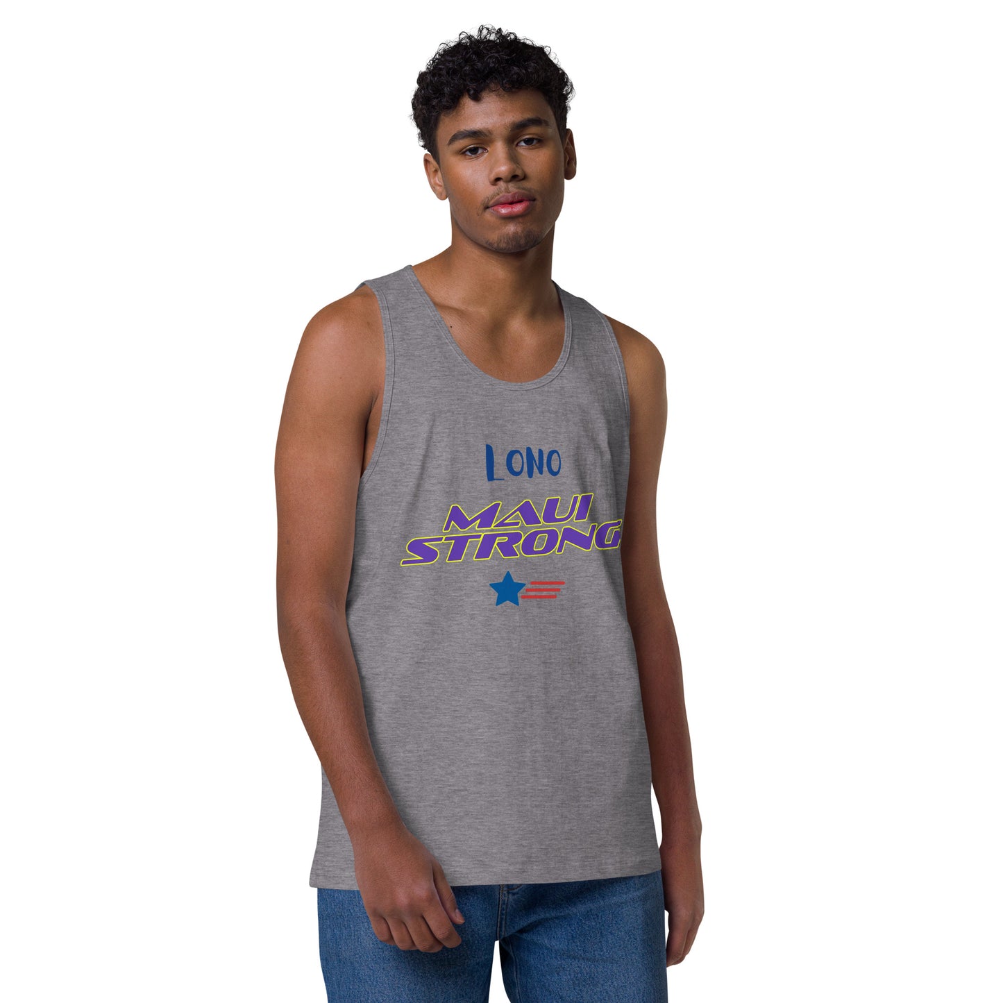 MAUI Strong 954 Mission Rescue Men’s premium tank top