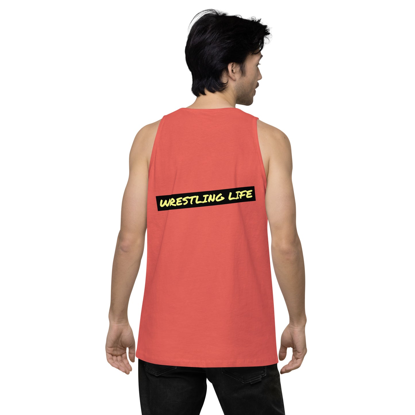 Wrestling Life 954 Signature Men’s premium tank top