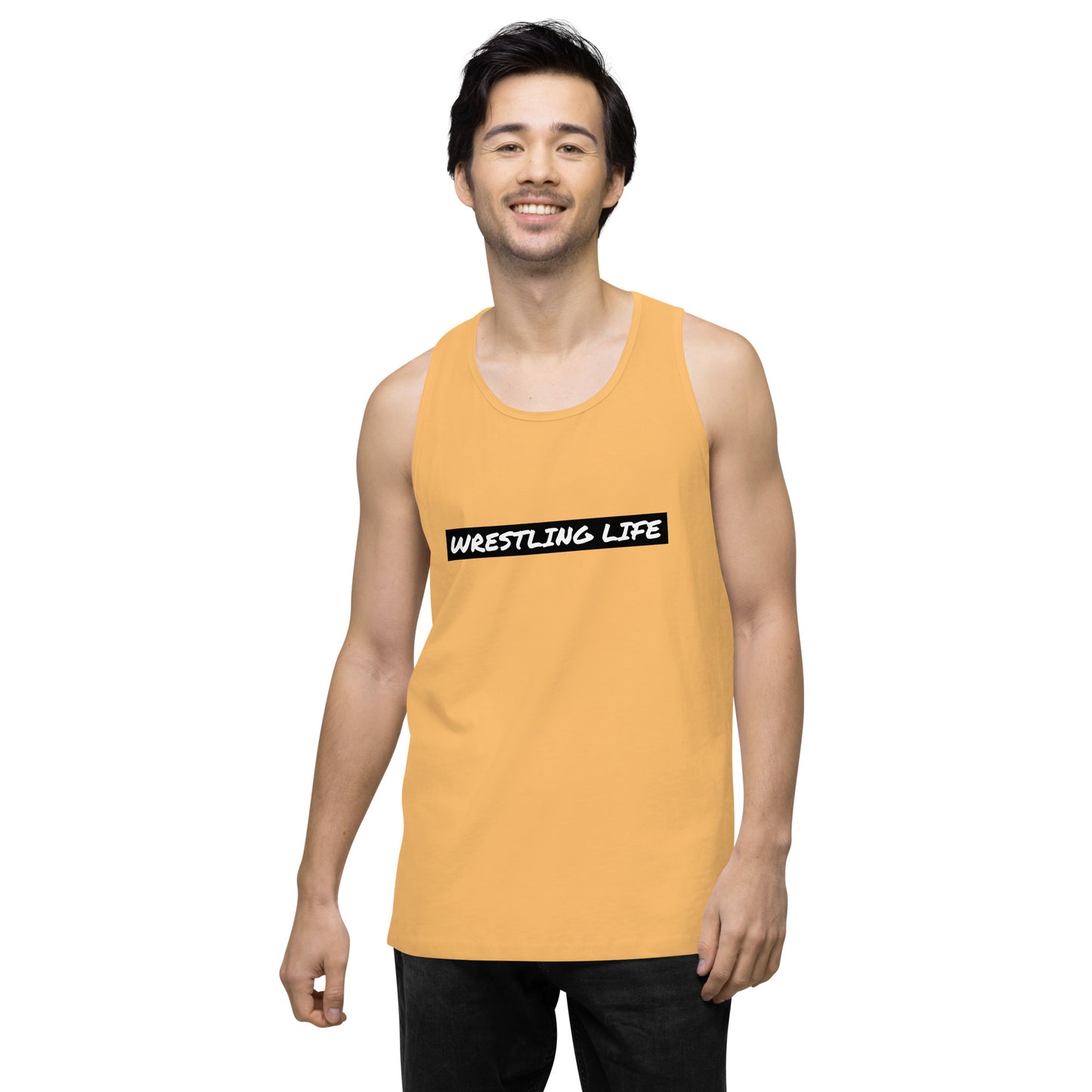 Wrestling Life 954 Signature Men’s premium tank top