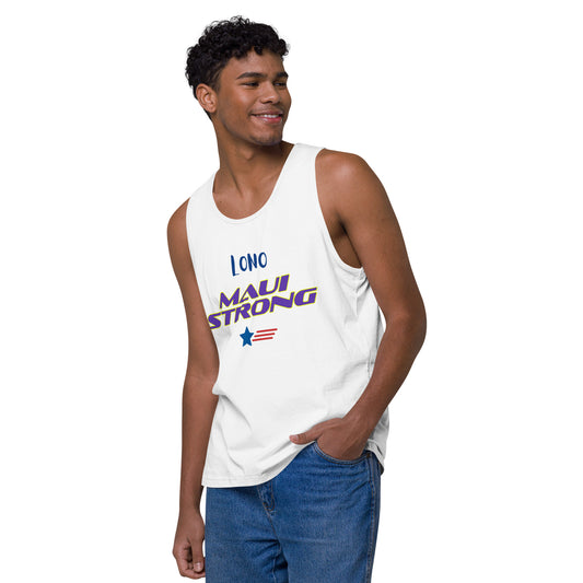 MAUI Strong 954 Mission Rescue Men’s premium tank top
