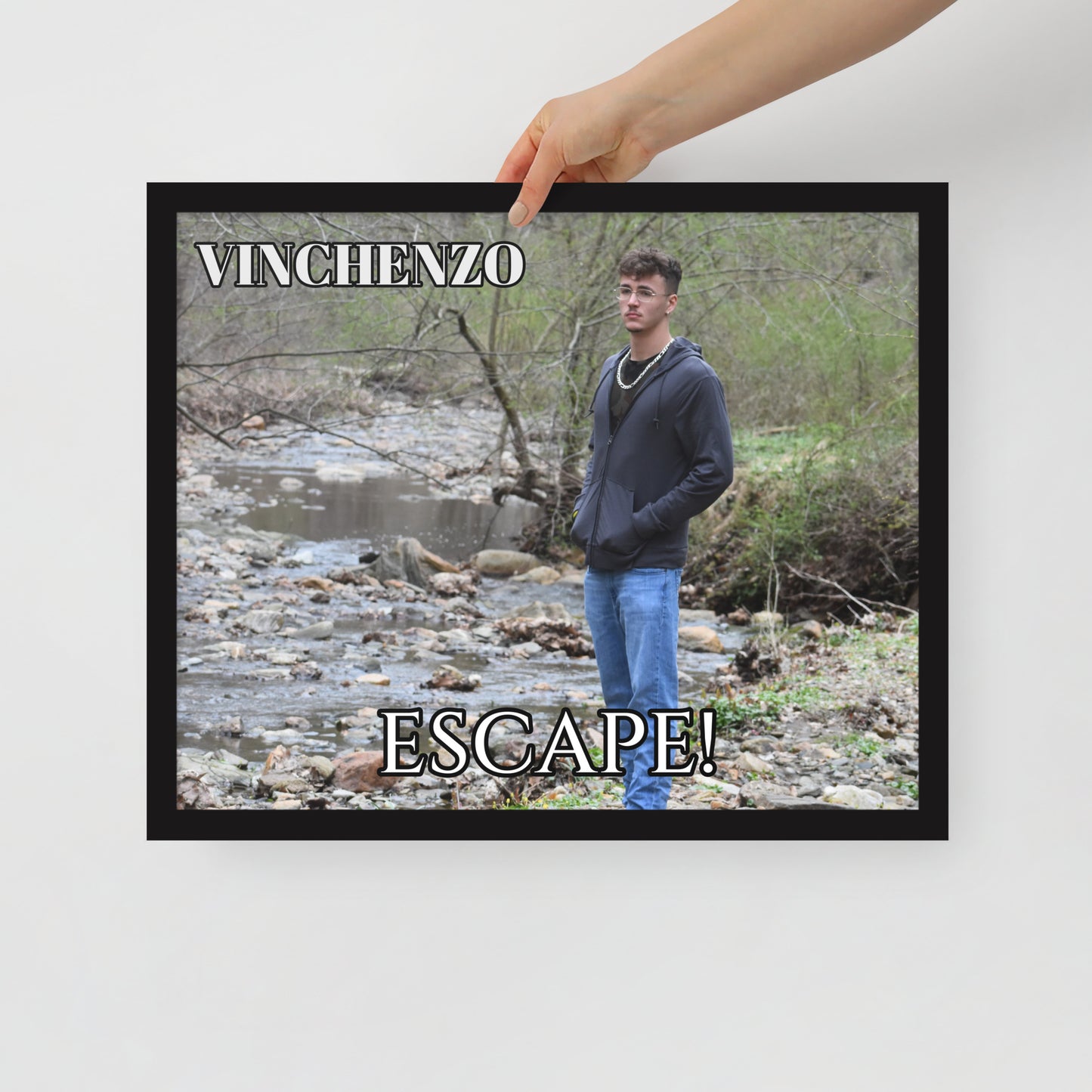 Country Road 954 Framed photo paper poster