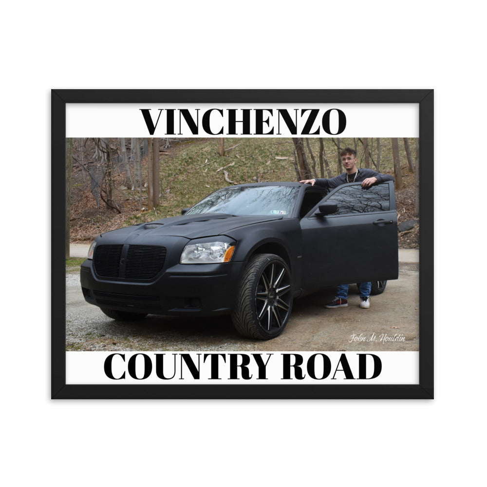 Country Road 954 Framed photo paper poster