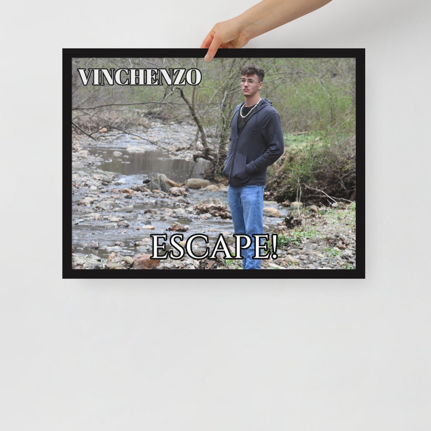 Country Road 954 Framed photo paper poster
