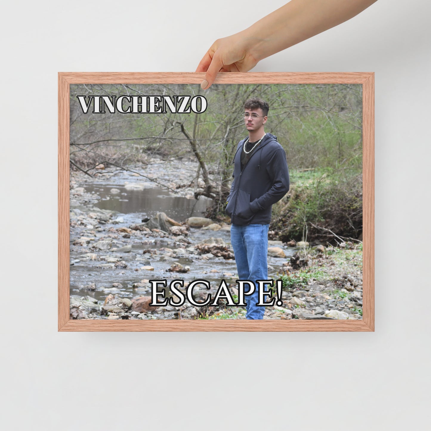 Country Road 954 Framed photo paper poster