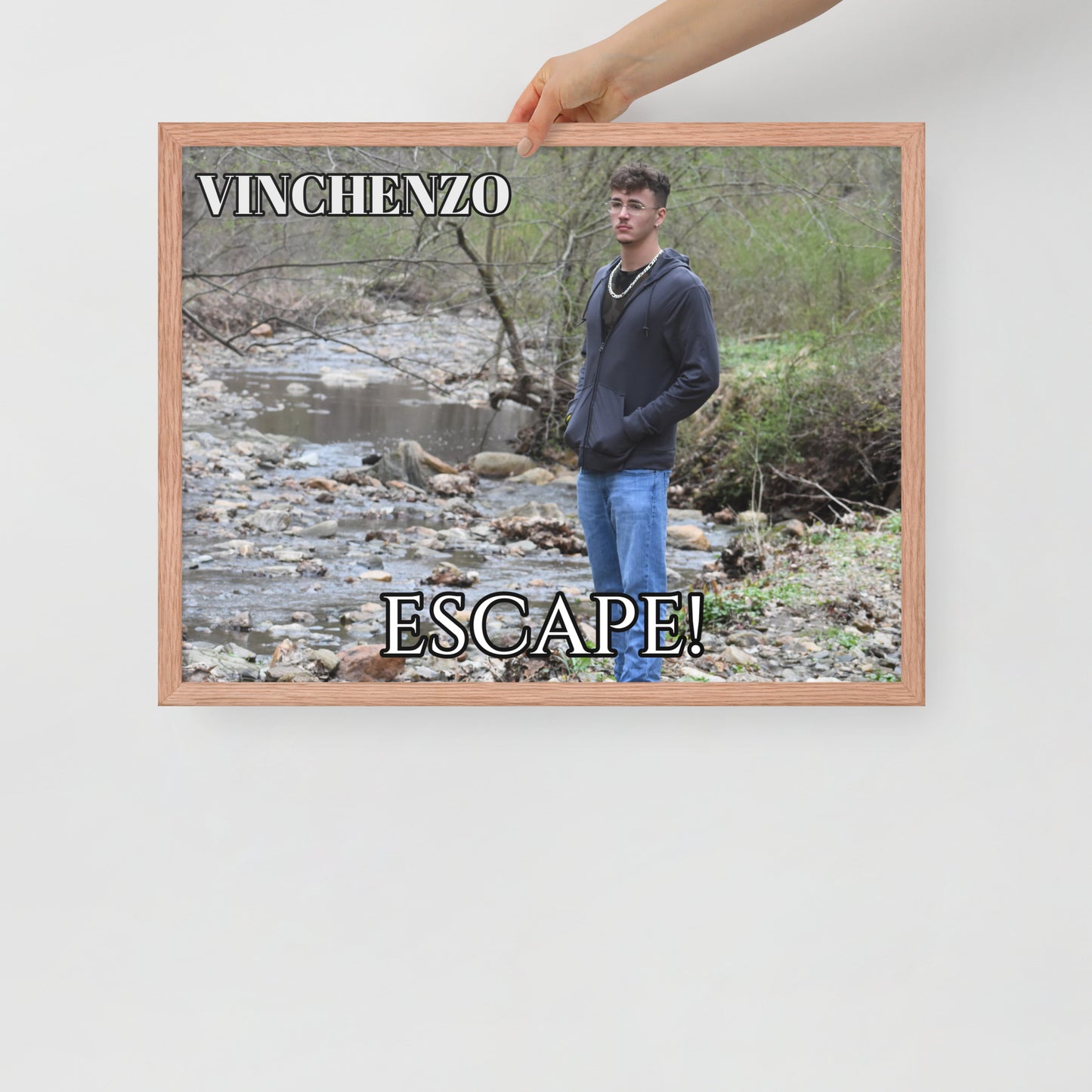 Country Road 954 Framed photo paper poster