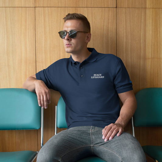 Beach Lifeguard 954 Signature Men's Premium Polo