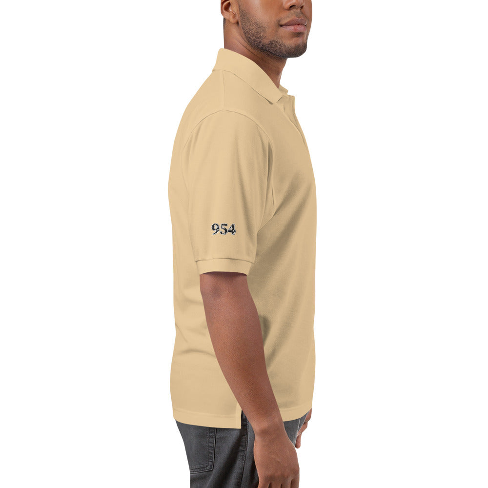 Marines Parris Island 954 Signature Men's Premium Polo
