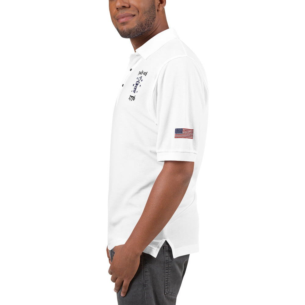 July 4th 954 Signature Men's Premium Polo