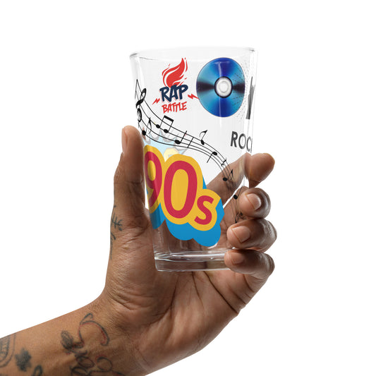 90s RETRO 954 Shaker pint glass