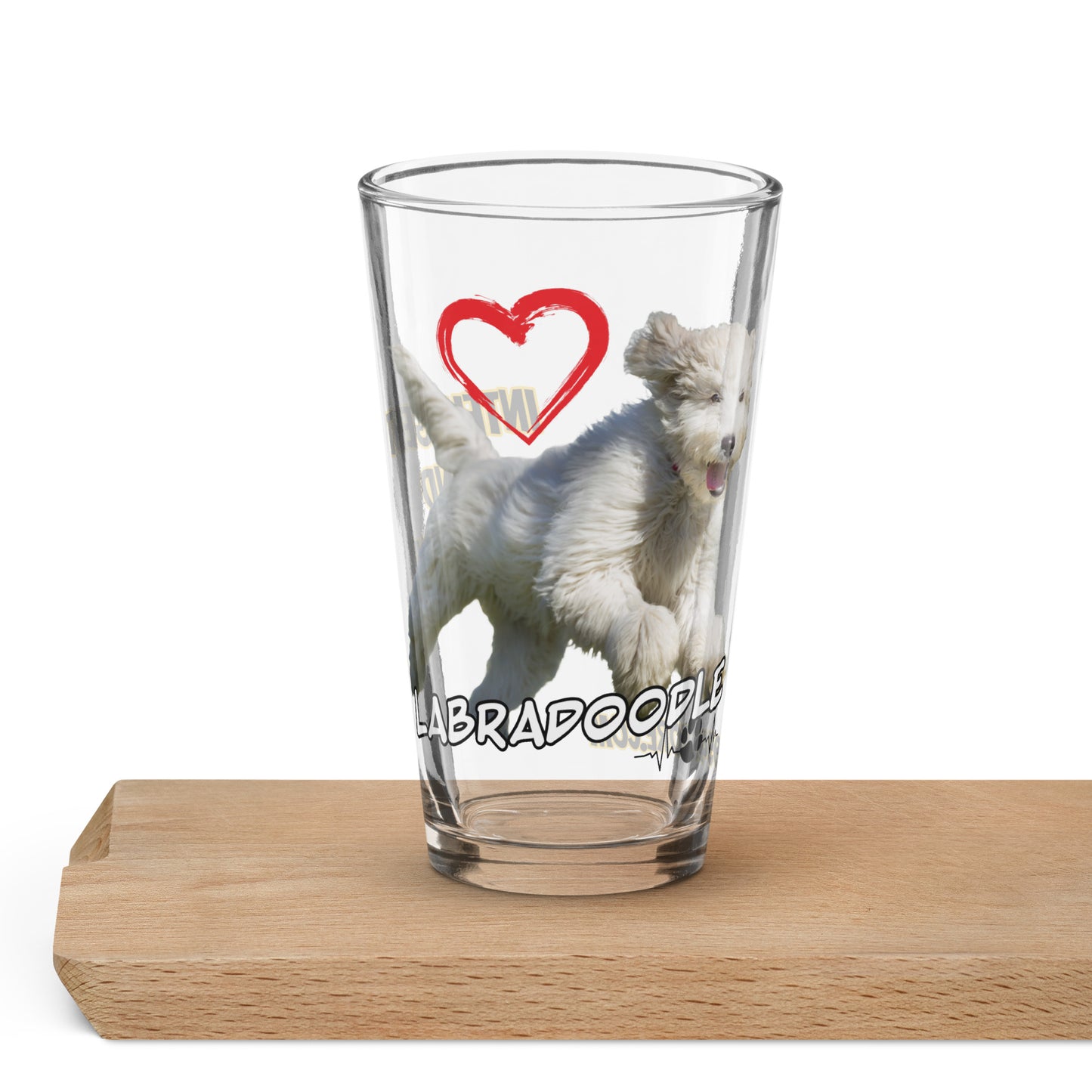 Labradoodle 954 Signature pint glass
