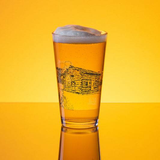 Cabin & Frog 954 Signature Shaker pint glass
