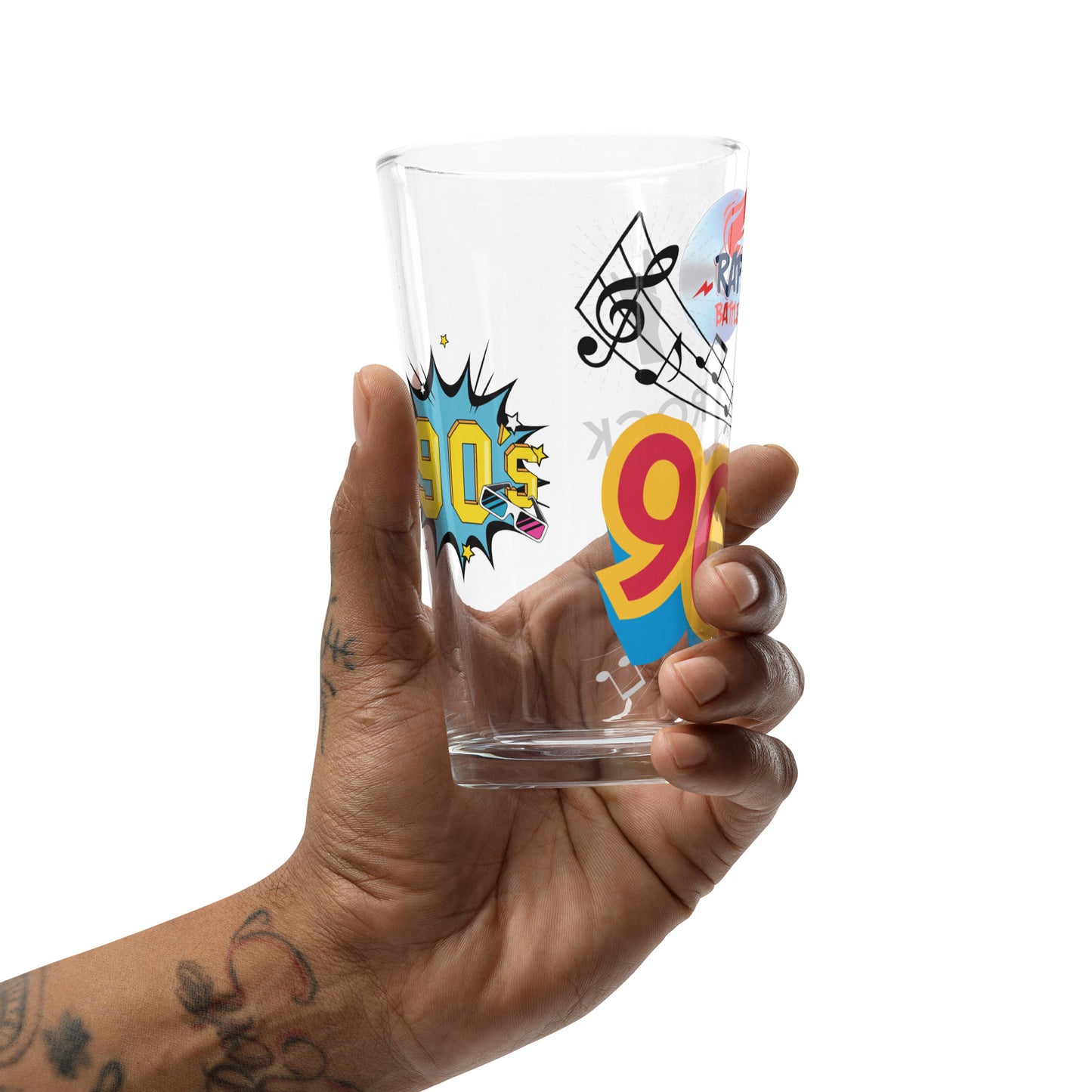 90s RETRO 954 Shaker pint glass