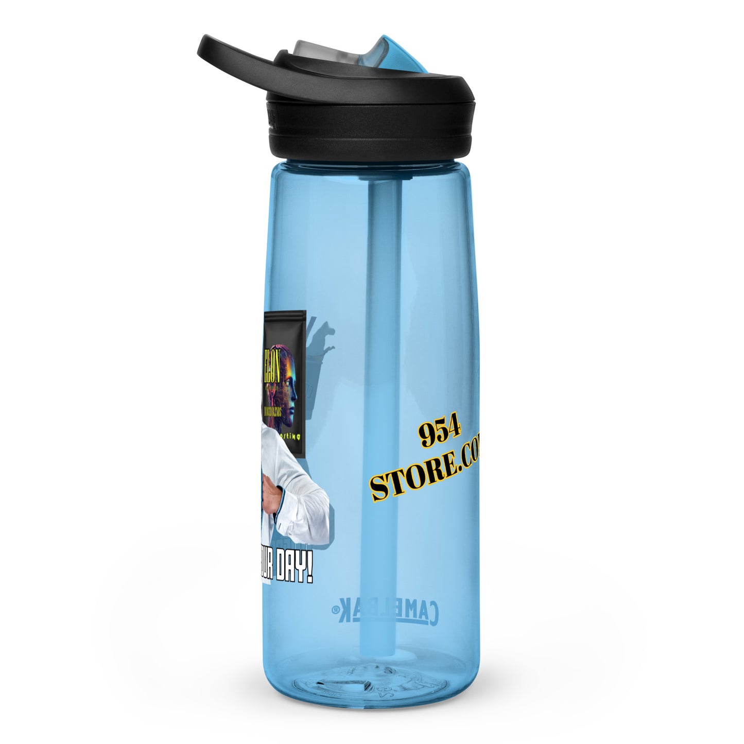 ELON Coffee 954 Signature Sports water bottle