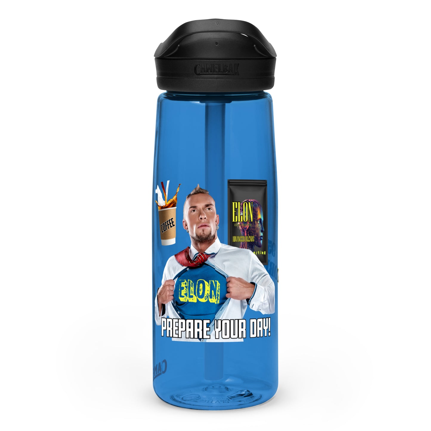 ELON Coffee 954 Signature Sports water bottle