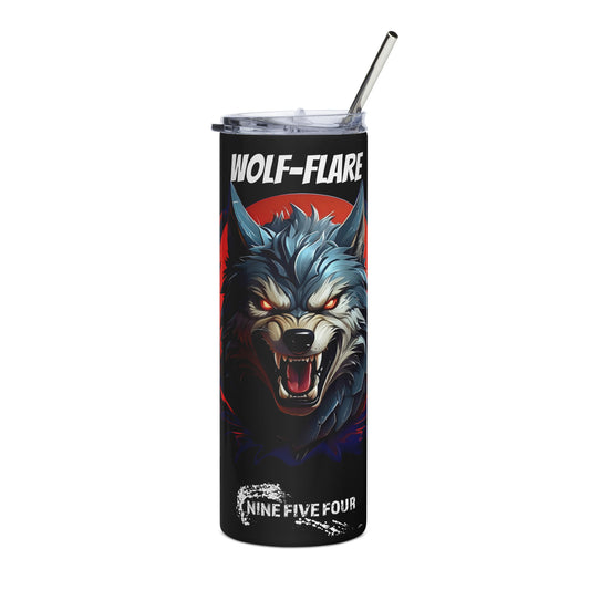 The Wolf-Flare 954 Signature Stainless steel tumbler