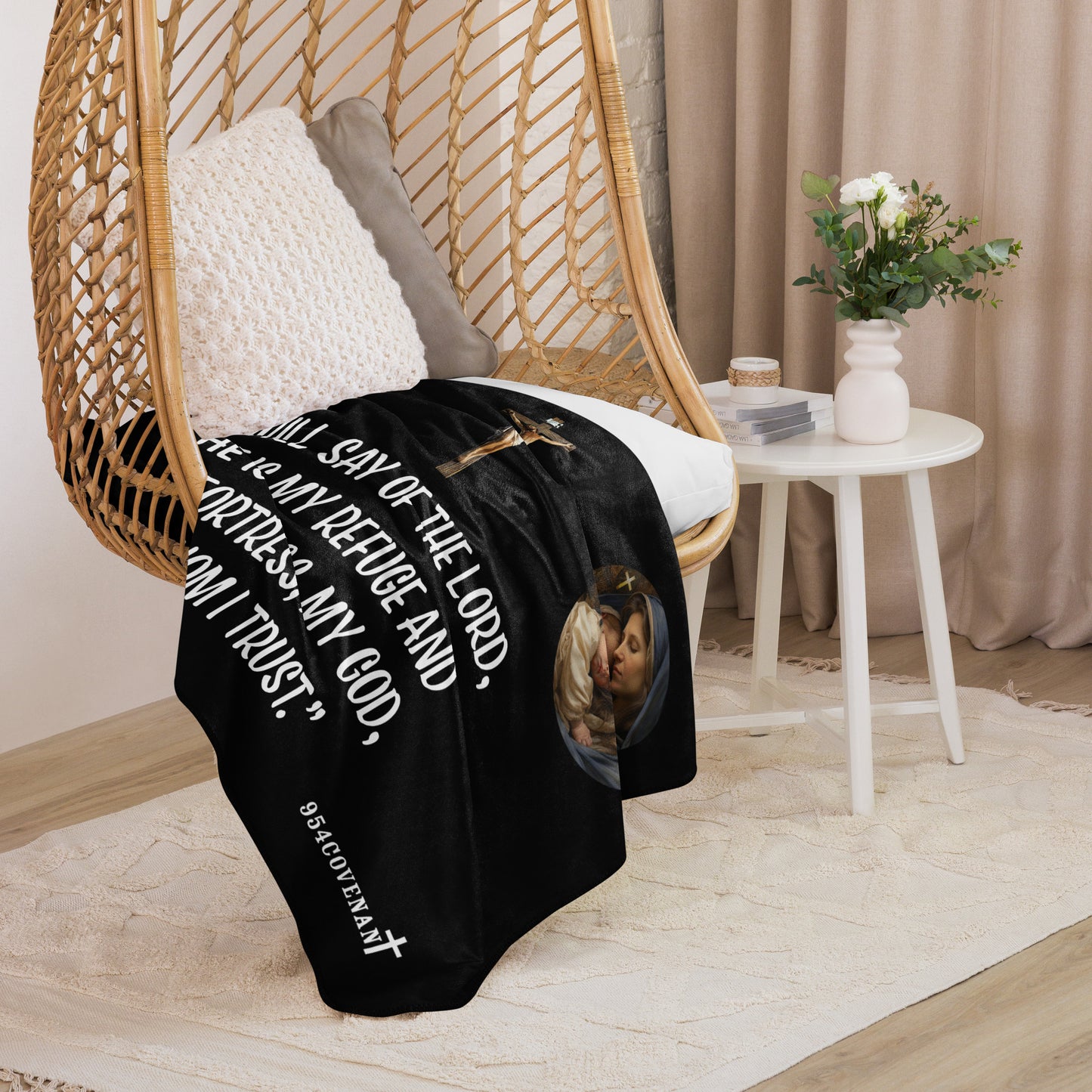 Jesus Sherpa blanket
