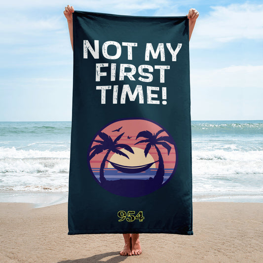 Not my first time! 954 Signature Towel