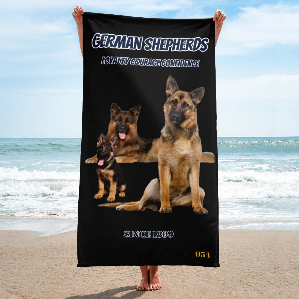 German Shepherd Family 954 Towel
