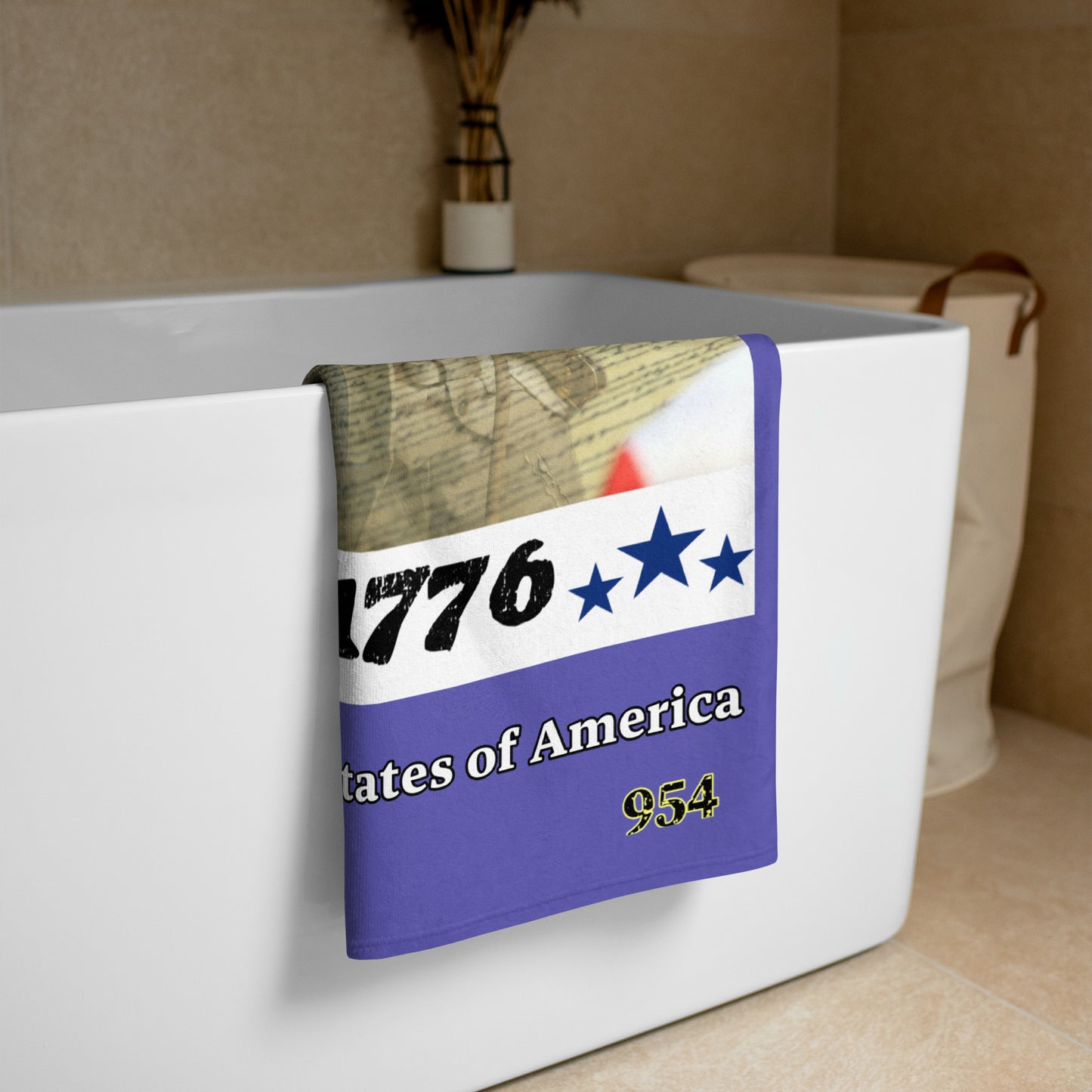 We the People 954 Signature Blue Towel