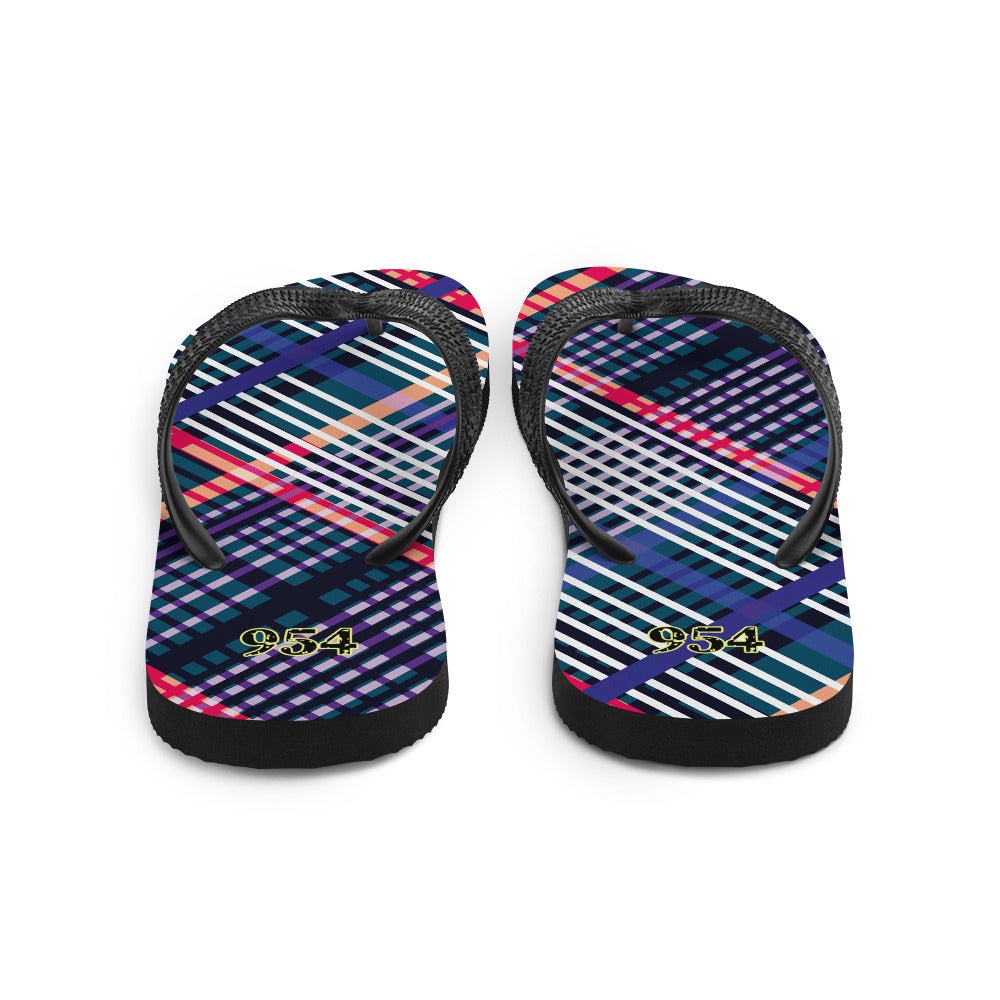 Plaid 954 Signature Flip-Flops