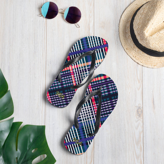 Plaid 954 Signature Flip-Flops