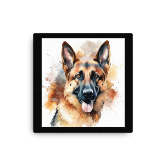 German Shepherd IIIC 954 Siganture Thin canvas