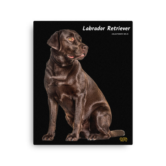 Labrador Retriever 954 Signature Thin canvas