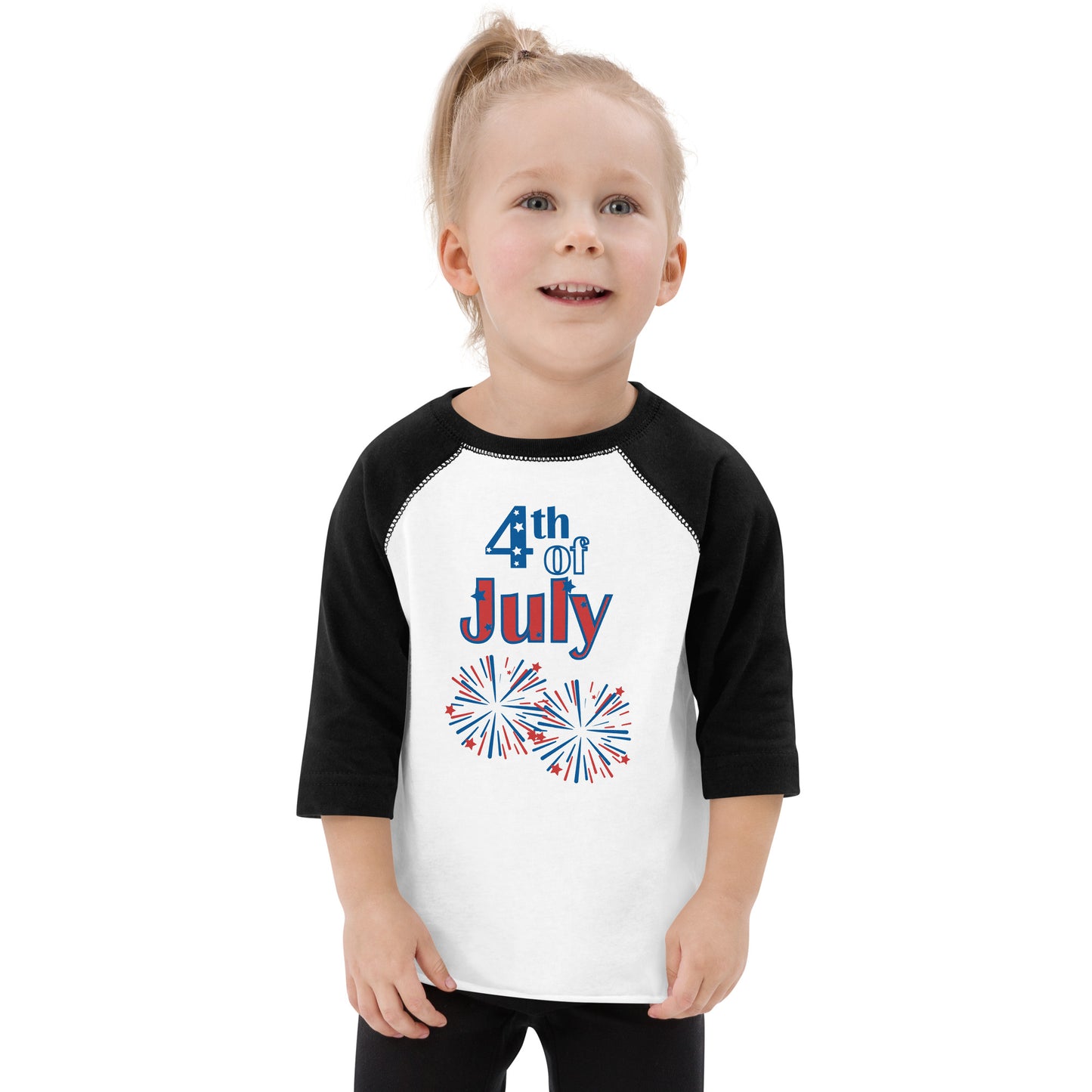 July 4th 954 Signature Toddler baseball shirt