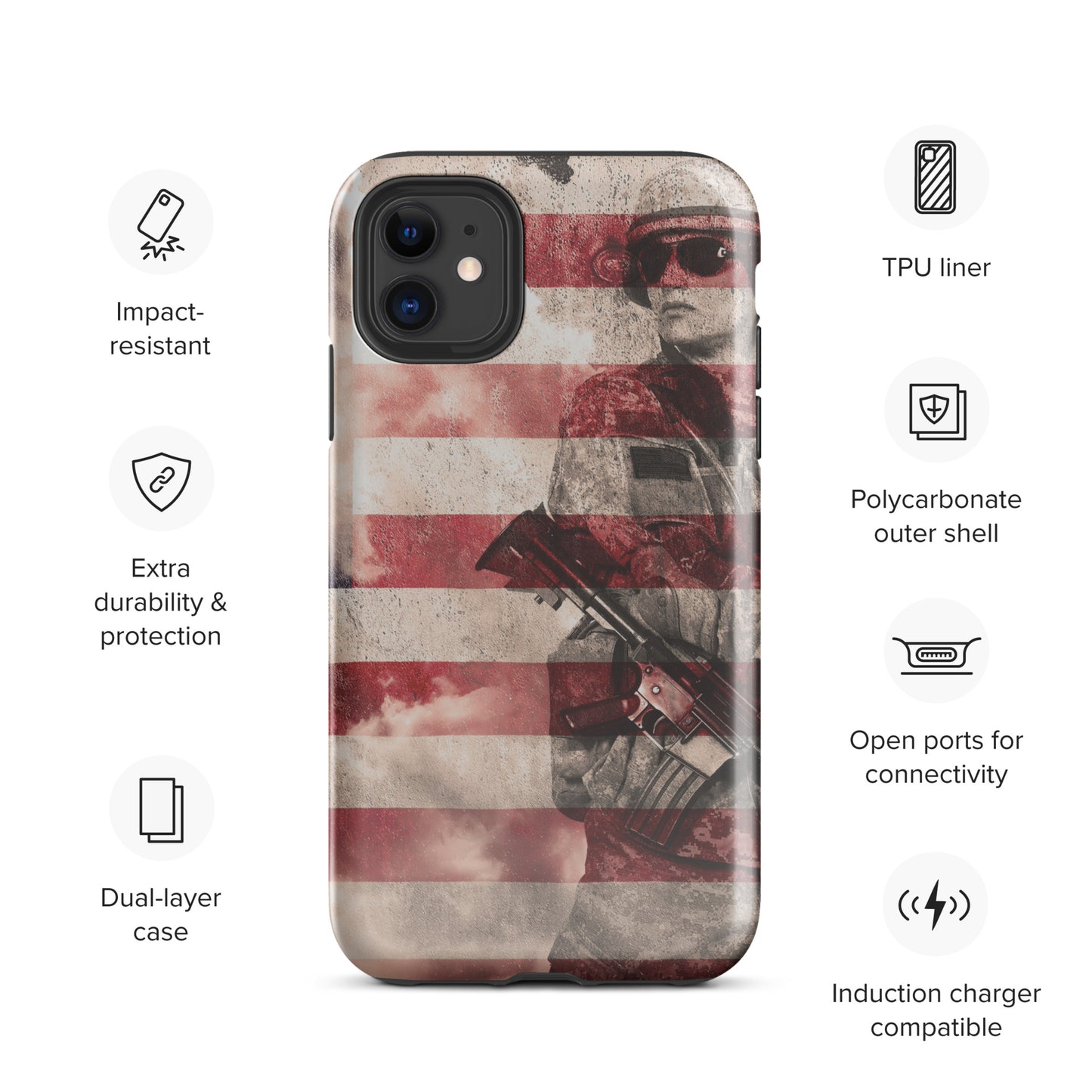 American Warrior 954 Signature Tough Case for iPhone®