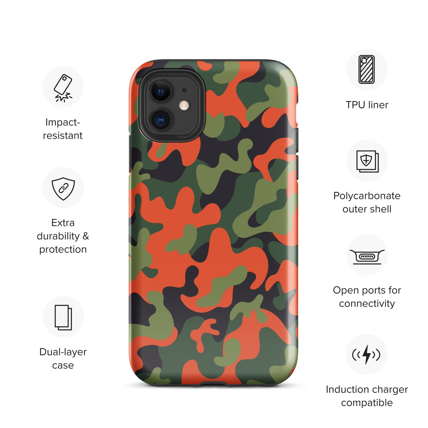 Heated 954 Siganture Tough Case for iPhone®