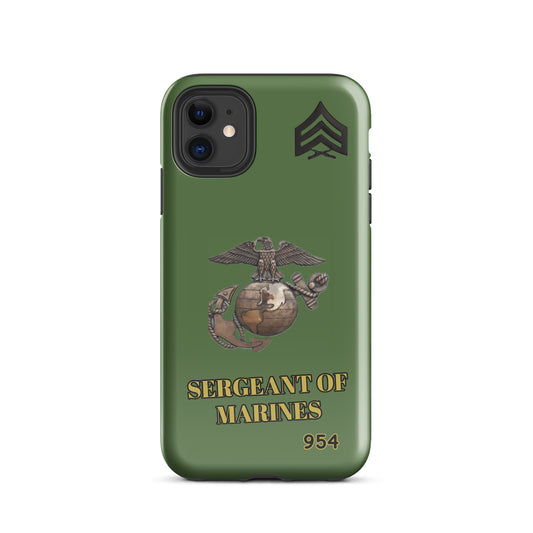 Sgt. of Marines 954 Signature Tough Case for iPhone®