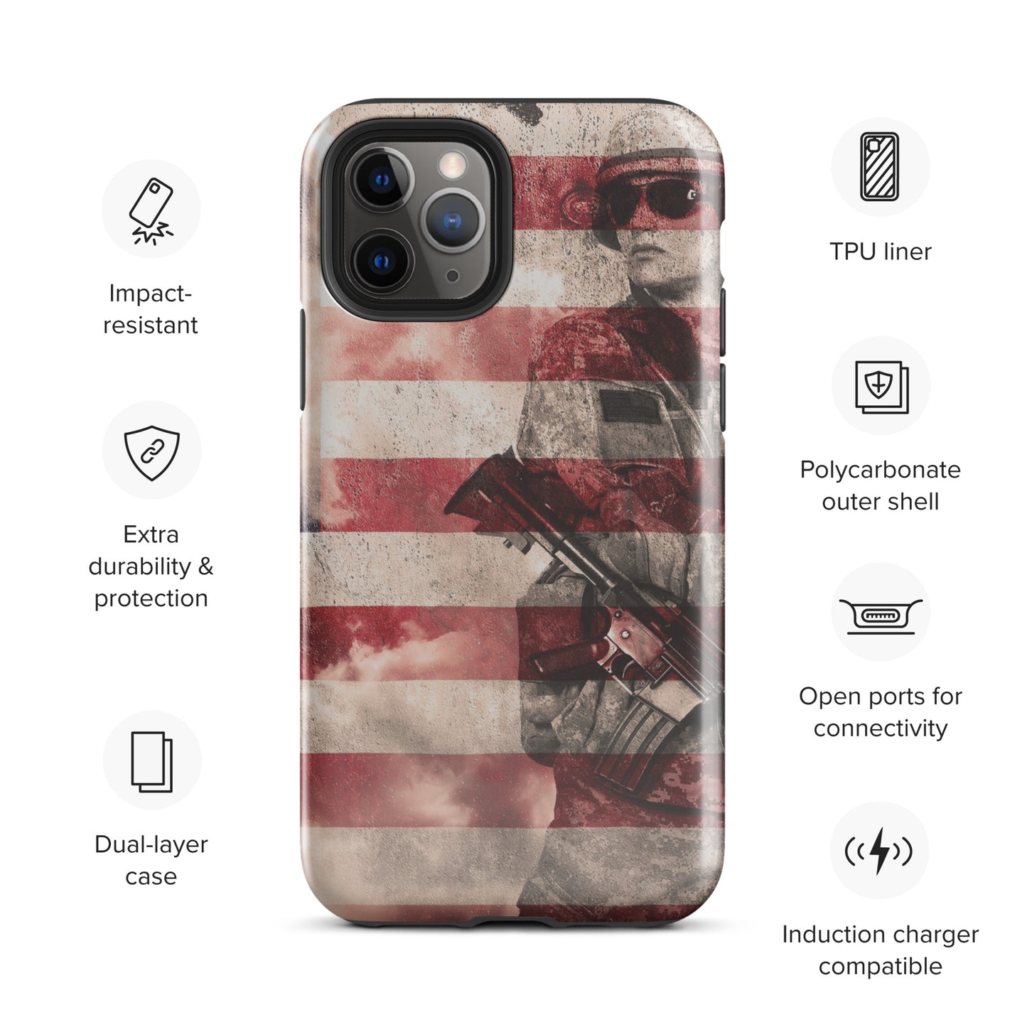 American Warrior 954 Signature Tough Case for iPhone®