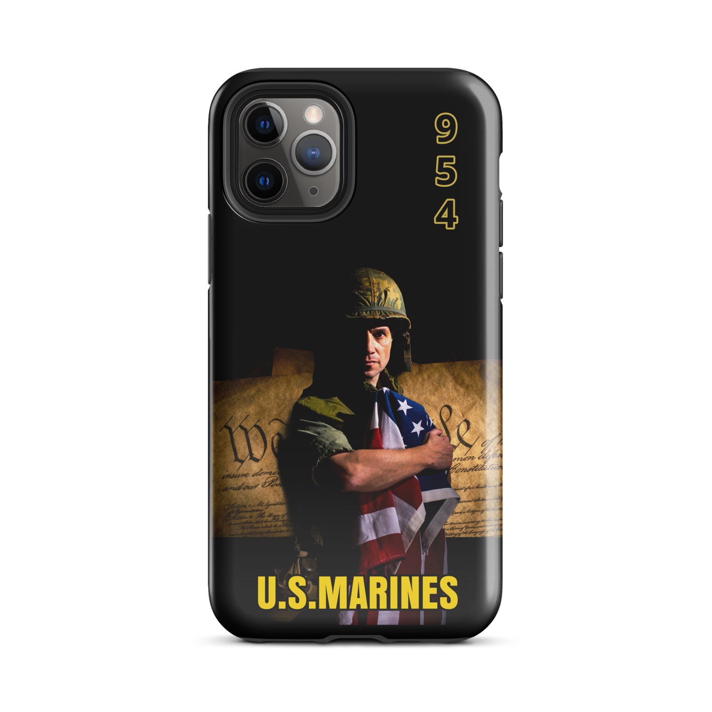 U.S. Marine 954 Signature Tough Case for iPhone®