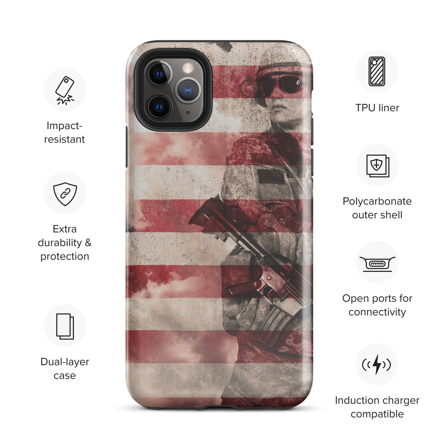 American Warrior 954 Signature Tough Case for iPhone®