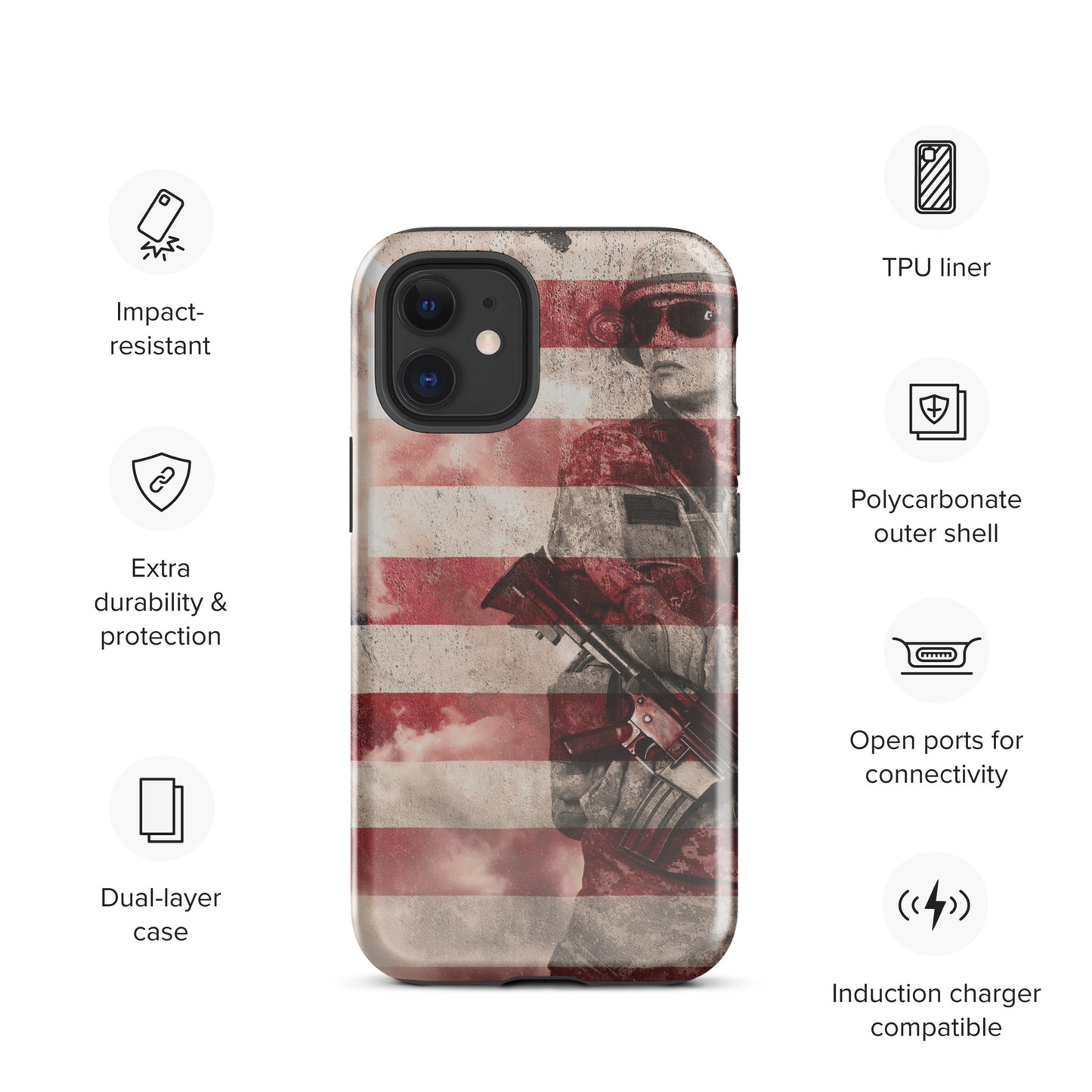 American Warrior 954 Signature Tough Case for iPhone®