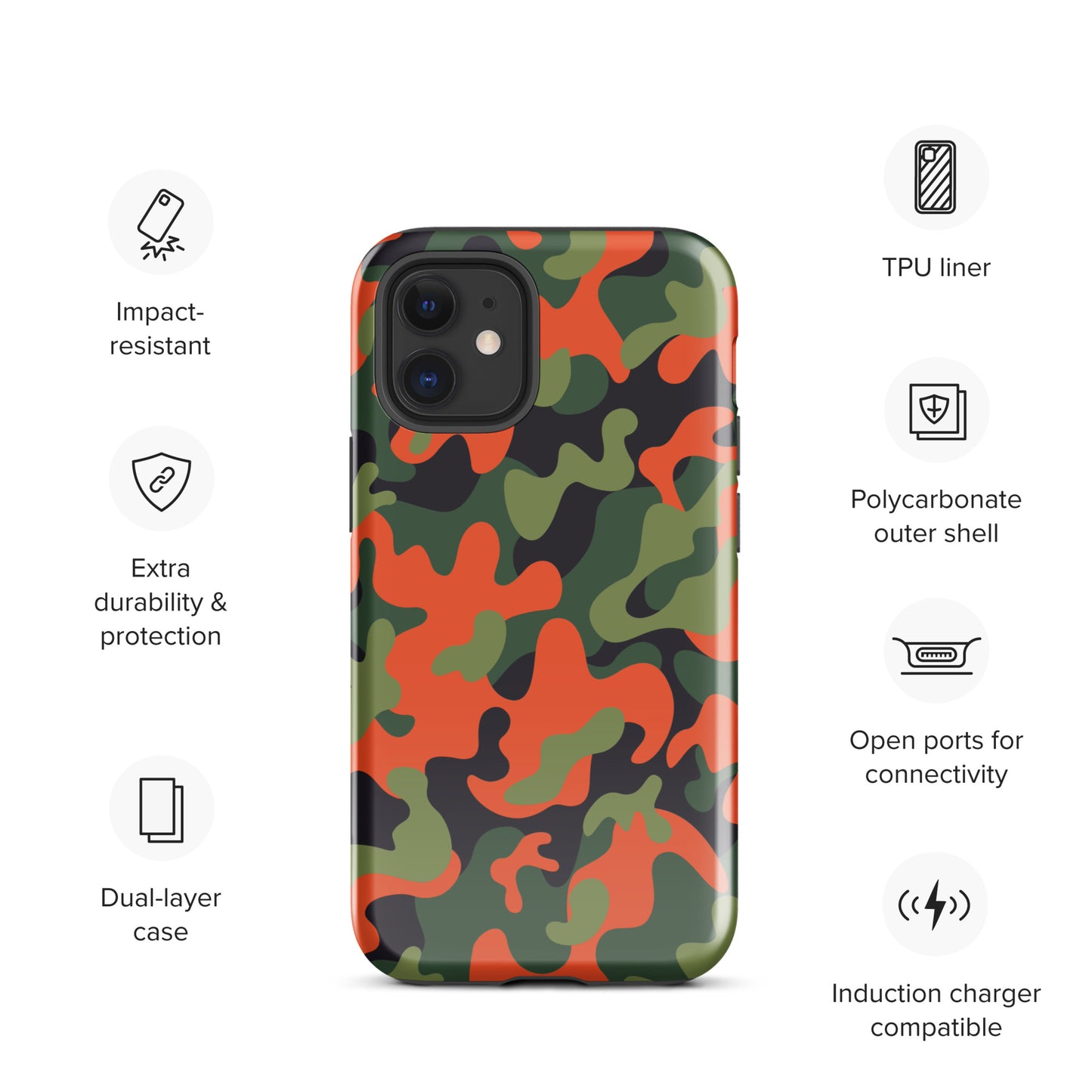 Heated 954 Siganture Tough Case for iPhone®