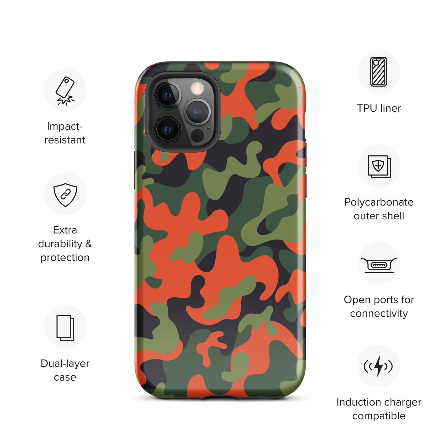 Heated 954 Siganture Tough Case for iPhone®