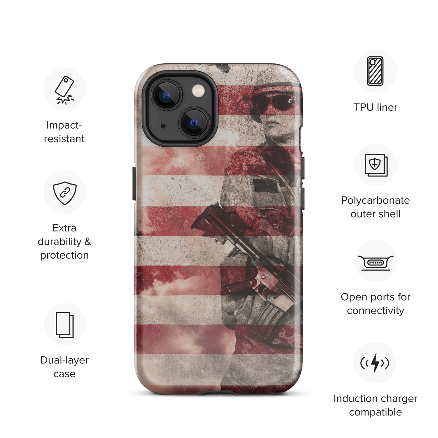American Warrior 954 Signature Tough Case for iPhone®