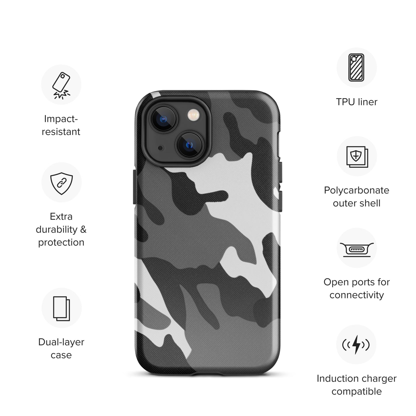 Multi-Camo V9 954 Signature Tough Case for iPhone®