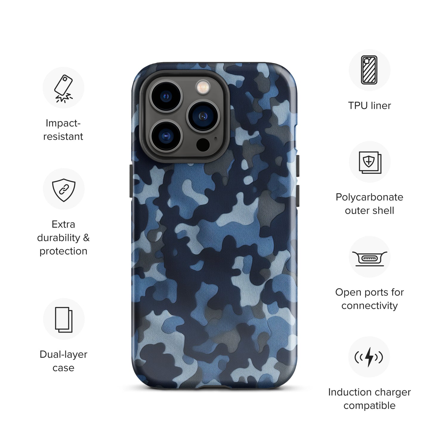 Multi-Color VJ 954 Signature Tough Case for iPhone®