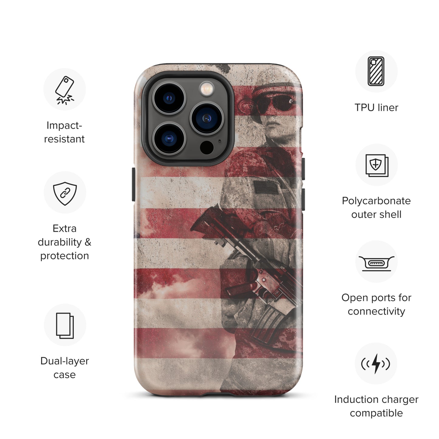 American Warrior 954 Signature Tough Case for iPhone®
